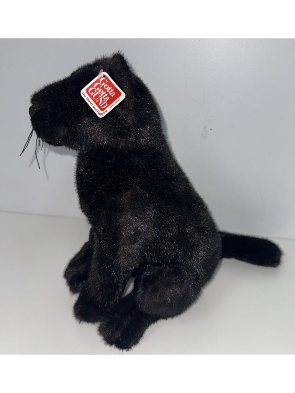 GUND Brox Black Panther Jaguar Cat 11" Plush Stuffed Animal With Tags 31065